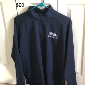 Coldwell Banker Embroidered Navy 1/4 Zip Pullover
